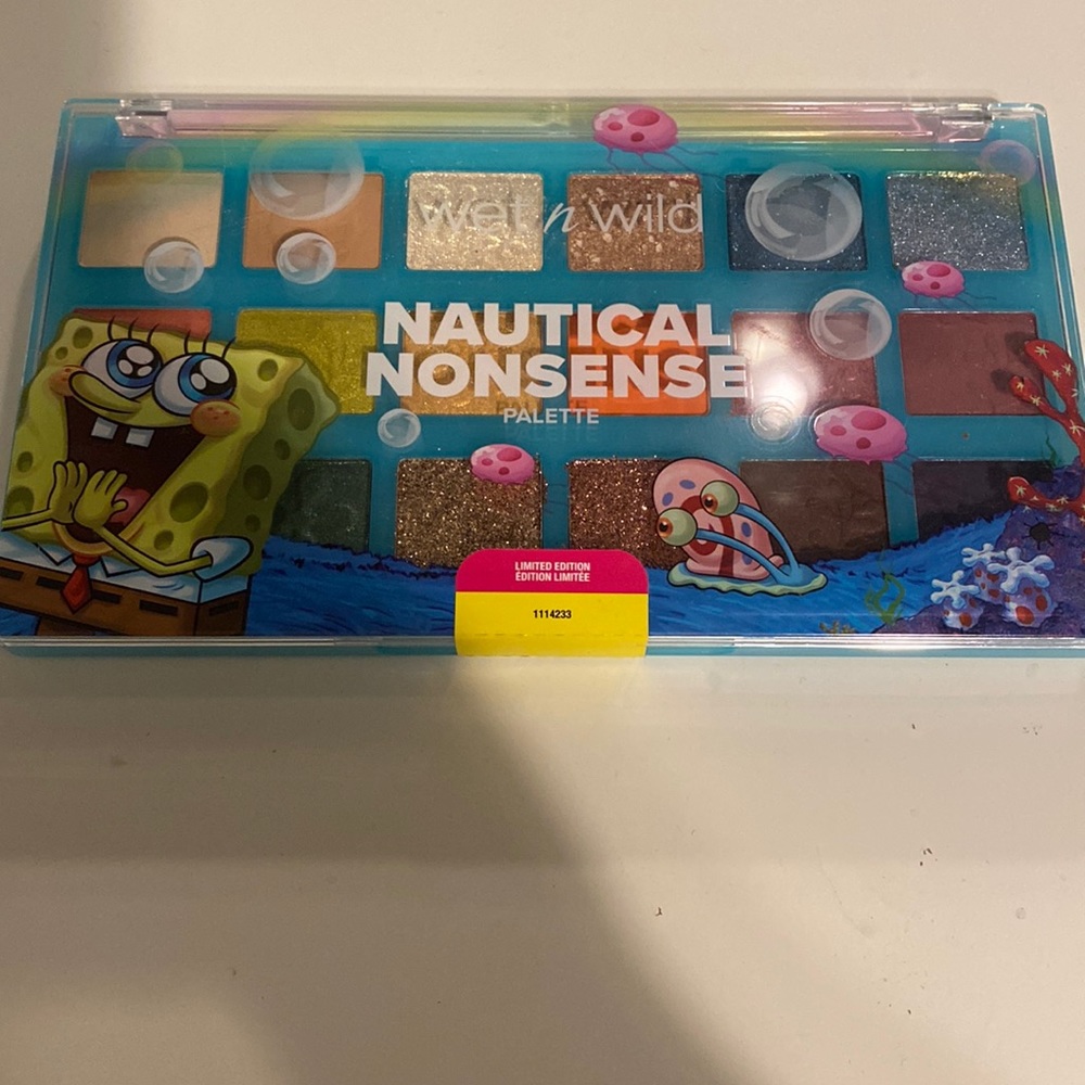 Wet n wild SpongeBob nautical nonsense eye palette